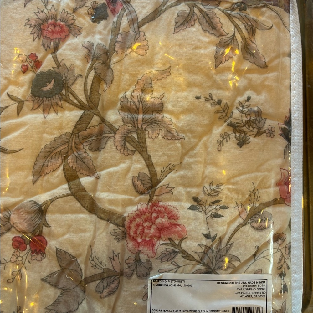 The company store quilted patchwork sham